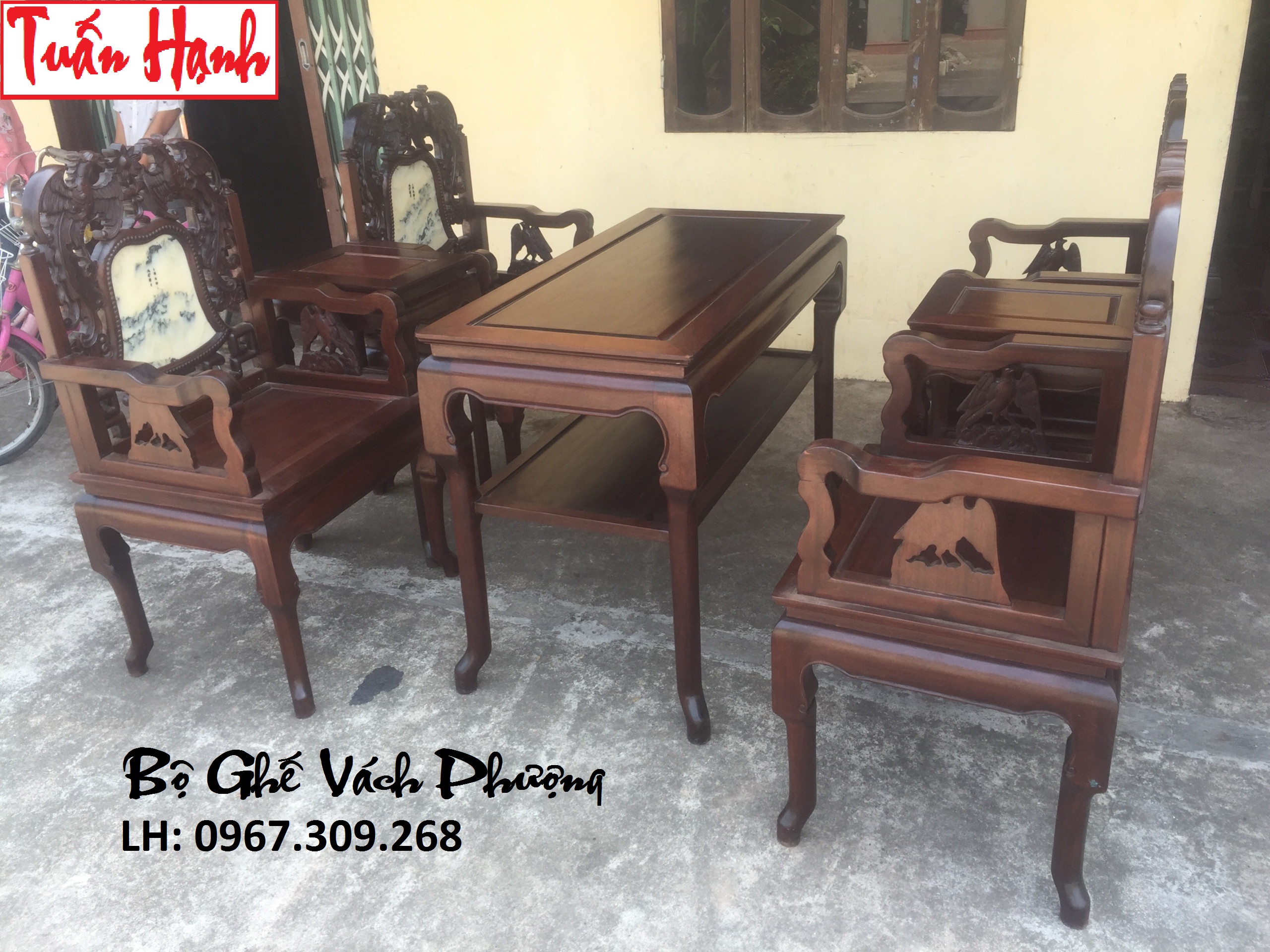 Bộ ghế vách Phượng