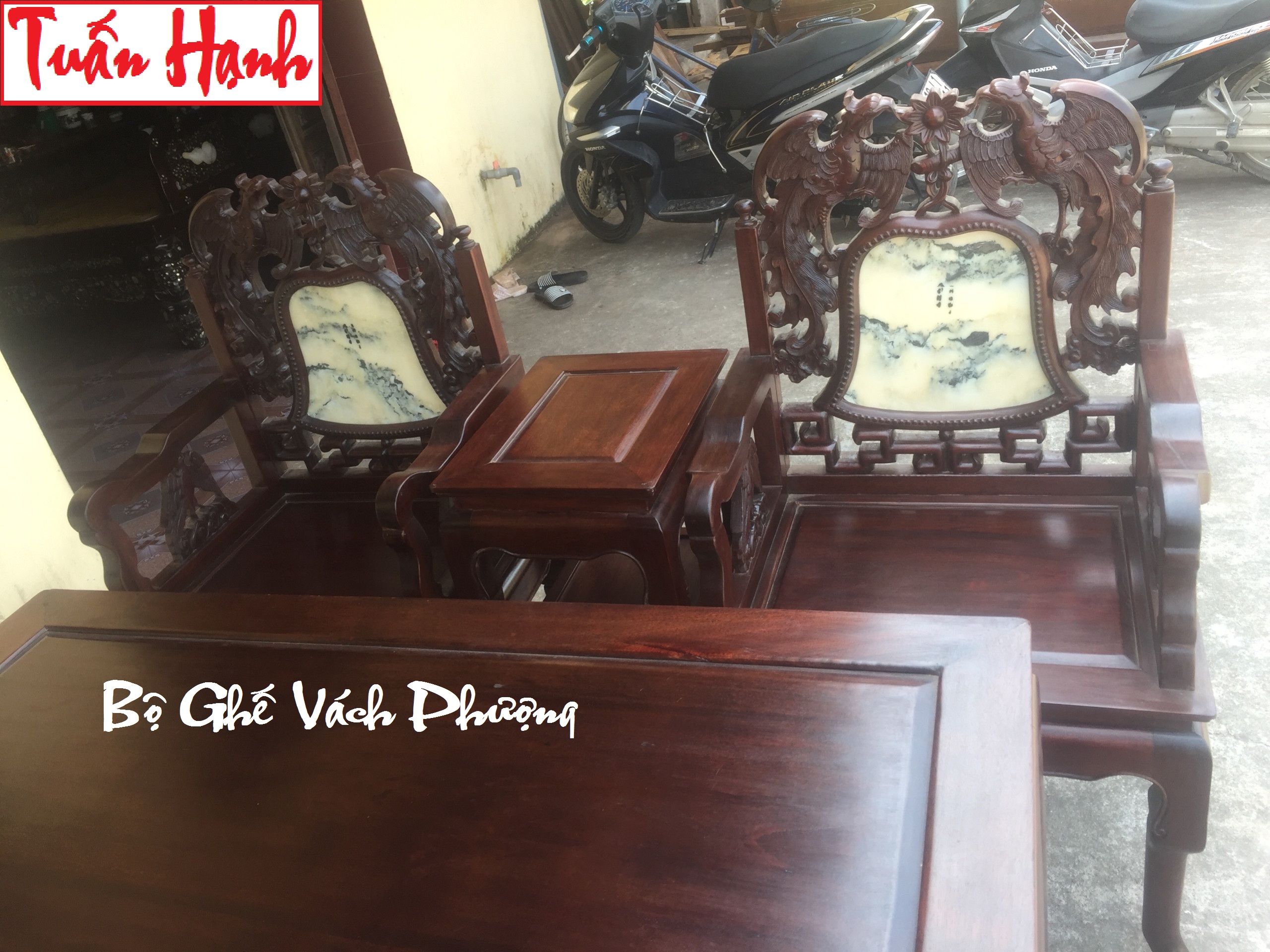 Bộ ghế vách Phượng