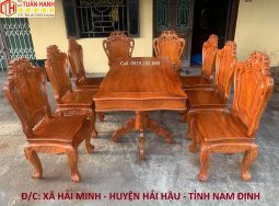 Ghế Ăn Hoàng Gia Gỗ Gõ MS: 11