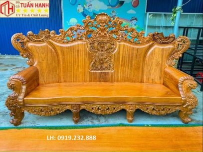 SOFA HOÀNG GIA GỖ GÕ