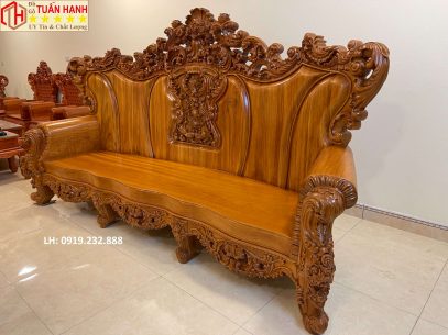 SOFA HOÀNG GIA GỖ GÕ