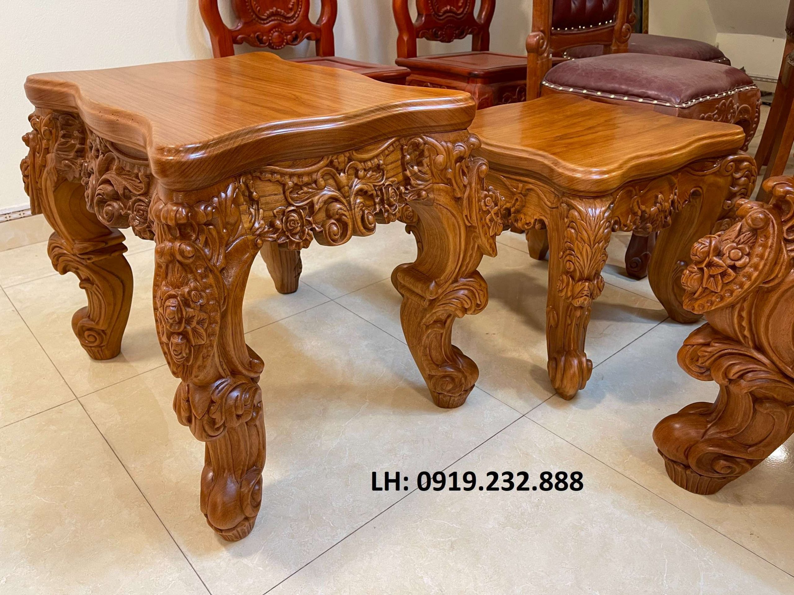 SOFA HOÀNG GIA GỖ GÕ